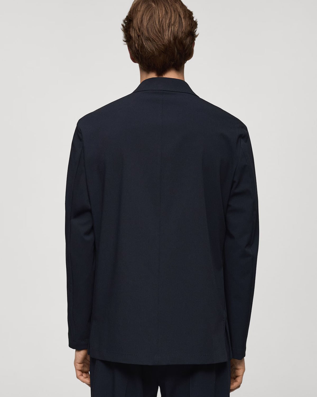 Slim-fit suit jacket with pockets - Image 4